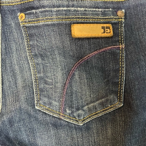 JOE’S Jeans Low Rise Rocker Fit Denim Aniston Wash Boot Cut Size 25 - Picture 6 of 13